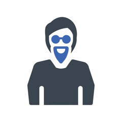 Male millennial icon