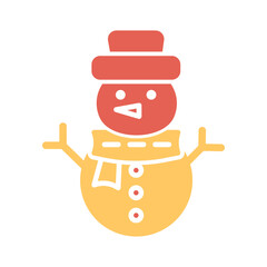 Snowman Vector Icon