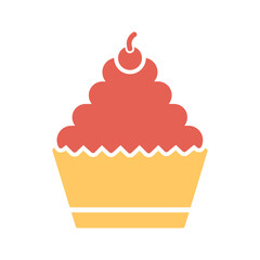 Cupcake Vector Icon