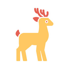 Reindeer Vector Icon