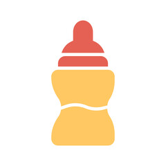 Bottle Feeding Vector Icon