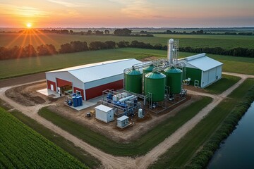 Innovative Biogas Plants for Sustainable Renewable Energy in Agriculture Waste to Energy Solutions at Dawn