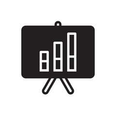 Presentation icon. Simple vector sign.