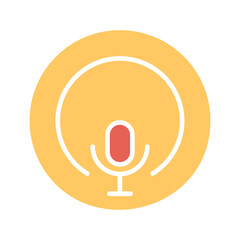 News Podcast Vector Icon