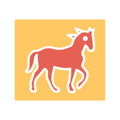 Pin the Tail Game Vector Icon