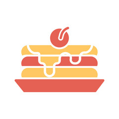 Pancakes Vector Icon