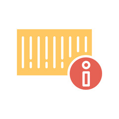 Barcode Product Info Vector Icon