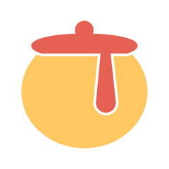Honey Pot Vector Icon