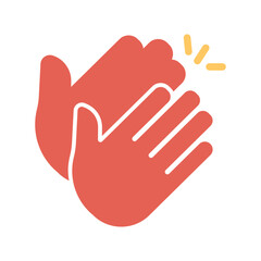 Fototapeta premium Clapping Hands Vector Icon
