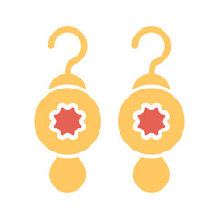 Earrings Vector Icon