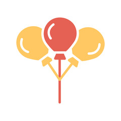 Balloons Vector Icon