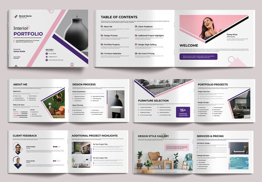 Interior Portfolio Layout