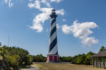 Cape Hatteras Lighthouse with Clouds
