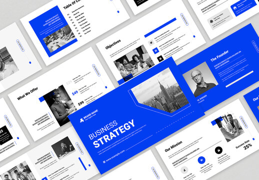 Modern Business Strategy Presentation Template
