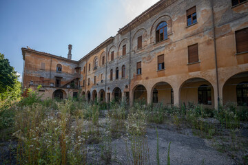 Fototapeta premium Haunted Seminary with the Blue Chapel: An Italian Ghost Story