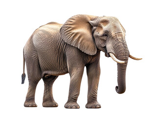 Obraz premium large elephant isolated on transparent background