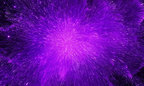 Cosmic Burst of Violet: A mesmerizing abstract background, a vibrant purple explosion of light and energy, reminiscent of a celestial event, creating a sense of awe and wonder.