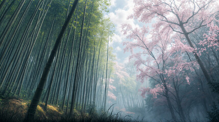 Fototapeta premium Beautiful Scenery of Japan｜ 日本の美しい風景 Generative AI 