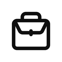 suitcase icon. Simple vector sign.