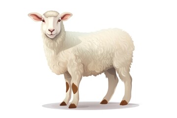 Fototapeta premium Lamb livestock animal mammal.