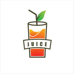 juice vector concept logo template design