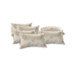 Set of modern decorative pillows
