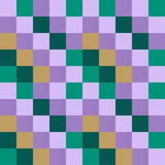 Plaid plaid with purple, green and mustard texture