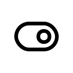 toggle_right icon. Simple vector sign