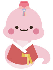 새해 뱀 이미지