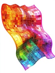 Multicolored Digital Abstract Art