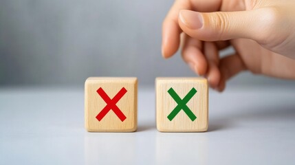 Hand with negative dice