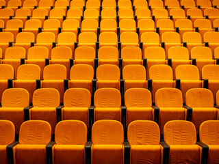 rows of seats in stadium