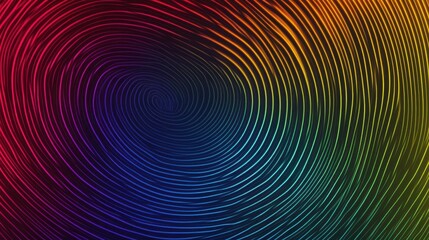 Neon circle lines background 