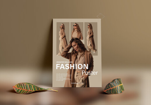 Fashion Poster Template Layout