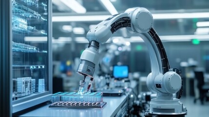 Smart laboratory technology integrating automation and AI for efficient research processes