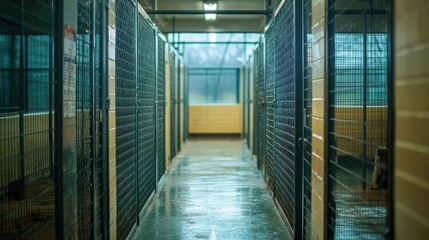 Animal Shelter Corridor