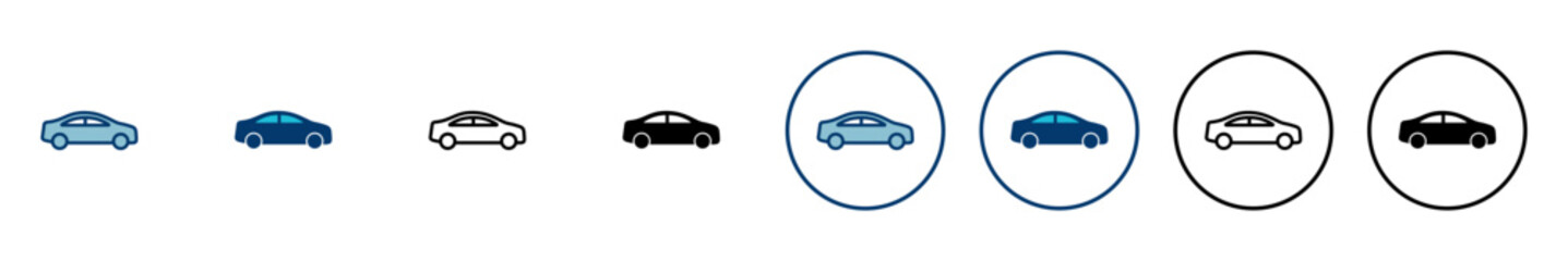 Car icon vector isolated on white background. Car icon vector.