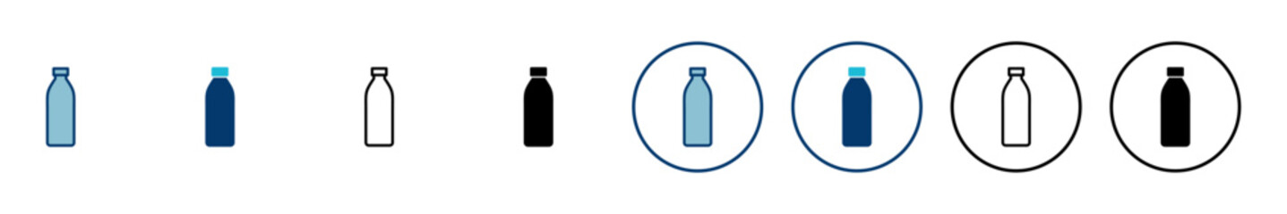 Bottle icon vector isolated on white background. Bottle vector icon