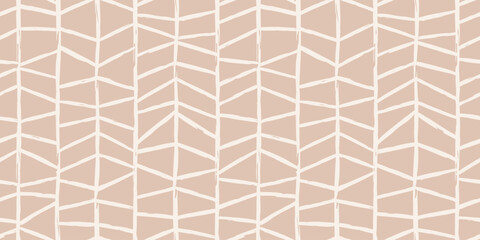 Trendy aesthetic abstract seamless pattern with geometric print. Minimalistic Organic brush stroke, ink texture. Simple design for wallpaper, textile, wrapping, packing, fabric, branding, decoration