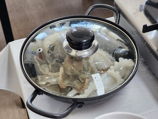 korea seafood. webfoot octopus, short arm octopus