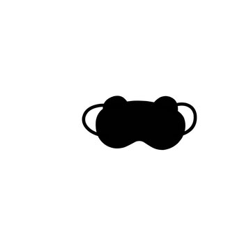recommend clip art: Eye sleep mask silhouette