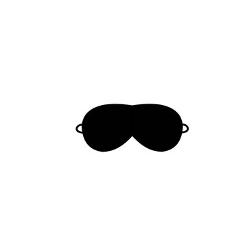 recommend clip art: Eye sleep mask silhouette
