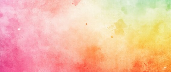 Gradient Background with Grainy Texture in Pastel Shades of Pink, Orange, Yellow, and Green for Creative Designs