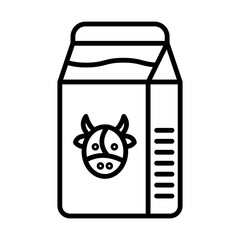 Milk Carton line icon