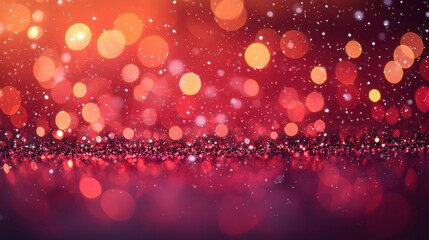 A vibrant background featuring colorful bokeh lights, perfect for festive designs.
