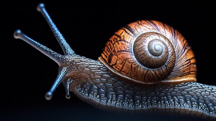 Snail Shell Macro Photography