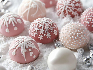 Obraz premium Christmas chocolates and sweets.