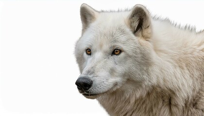 Obraz premium region wolf isolated on white