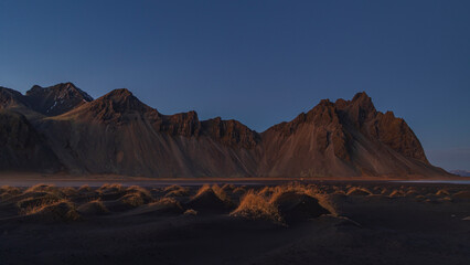 Naklejka premium 夜のストックネス アイスランド 絶景