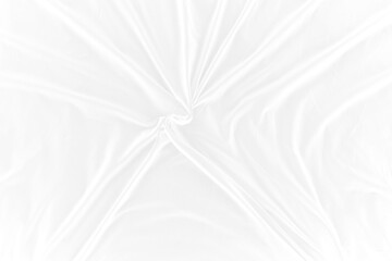 Abstract Background on isolated. Abstract white waves. Wave from Curtain. White wave background.